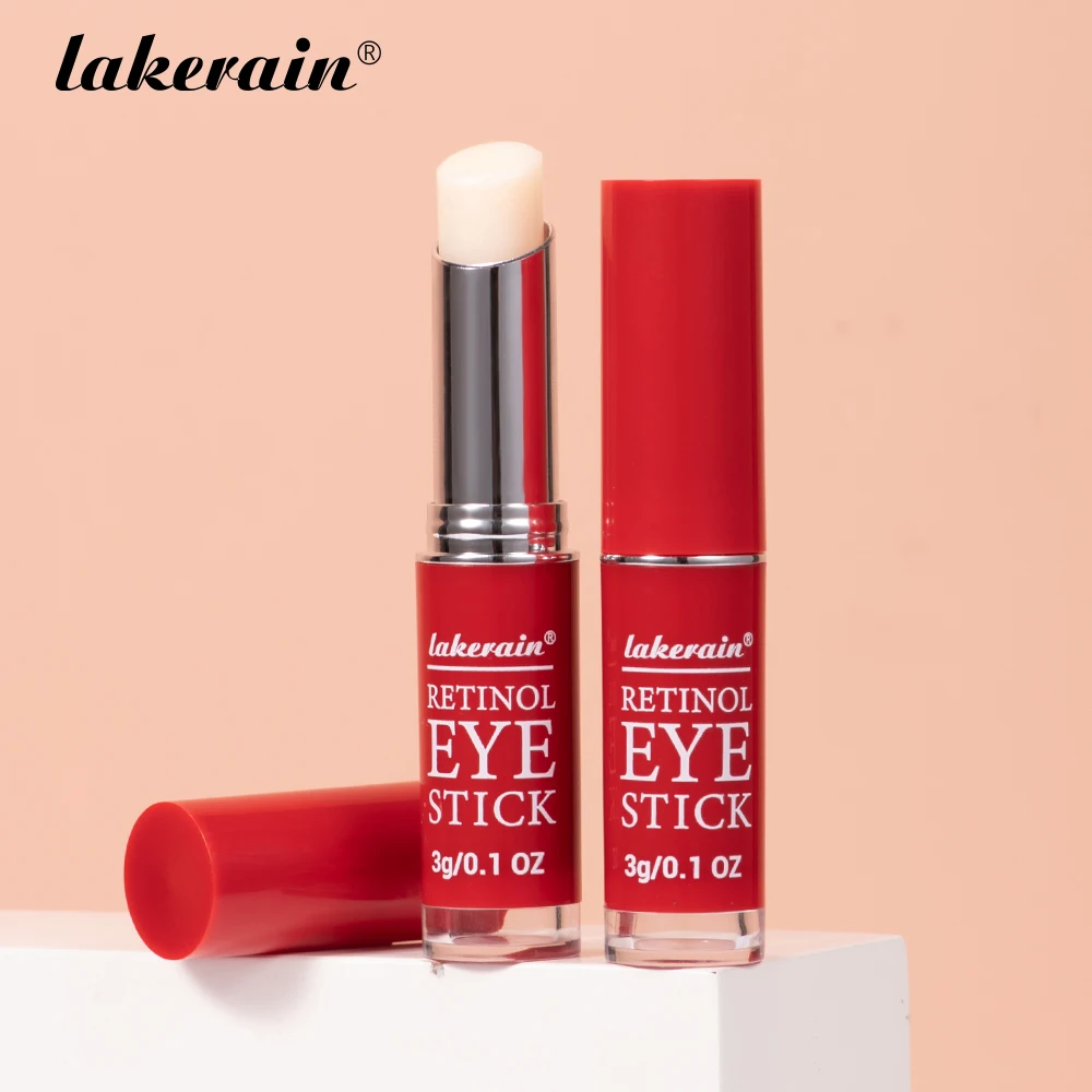 ครีมบํารุงรอบดวงตาต่อต้านริ้วรอย Stick Retinol ลบ Eye กระเป๋า Dark Circles Anti Aging Lifting Whitening Moisturizing Brighten Eye Primer