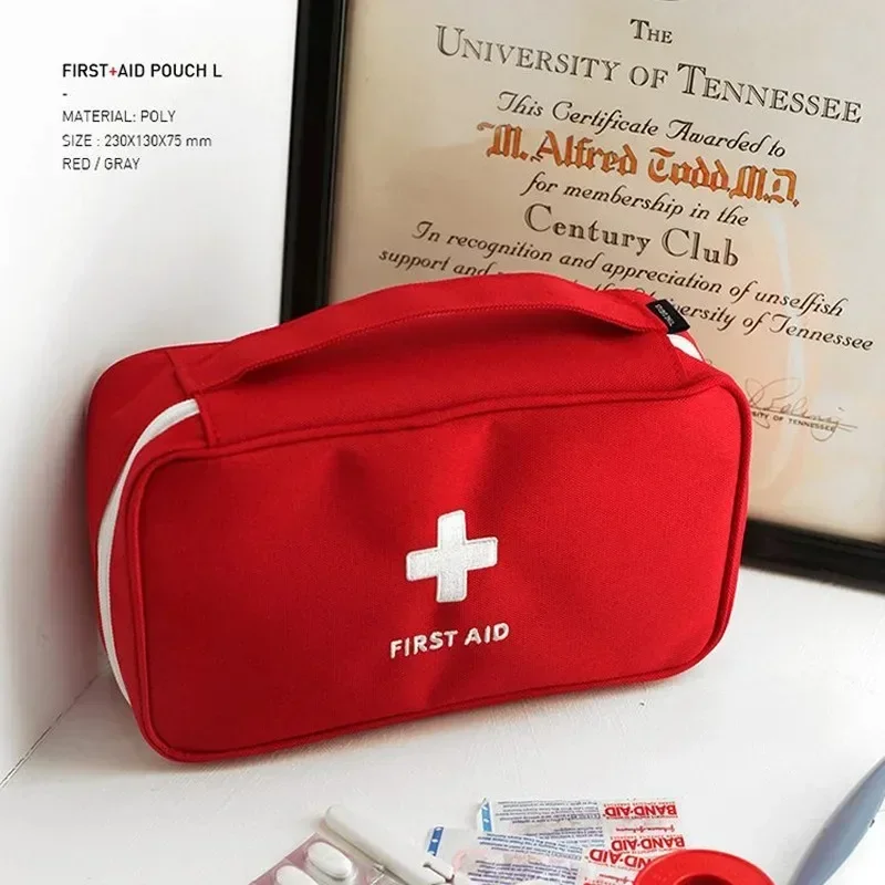 Tragbare Aufbewahrungstasche Erste Hilfe Notfall Medizin Tasche Outdoor Survival Organizer Notfall Kits Paket Reisezubehör