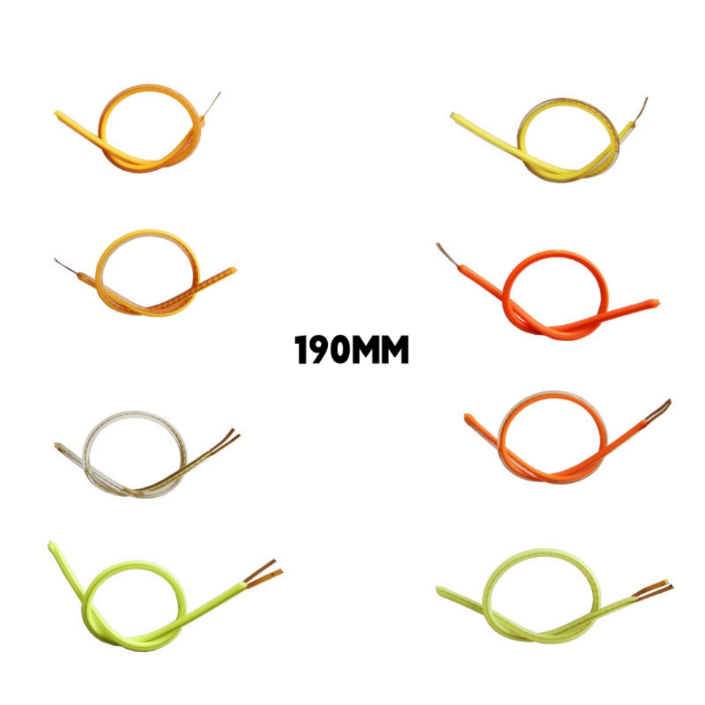 Free Cut Flexibles LED-Filament für LED-Birne DIY DC 3V 25mm 80mm 110mm 128mm 190mm 255mm 300mm Edison-Birne Teile COB LED Diode