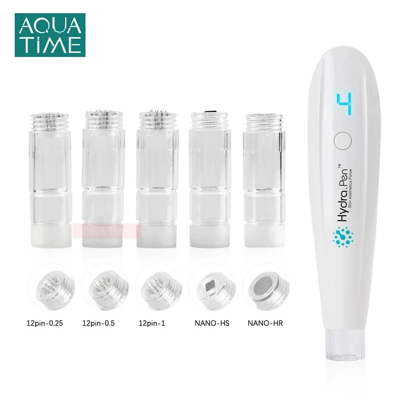 Hydra Pen H2 Micro-Nadelkartuschen, 10 Stück, 12-polig, Nano-HR, Nano-HS-Nadeln für Hydrapen, Micropen-Nadel, Falten-Hautpflege-Werkzeug