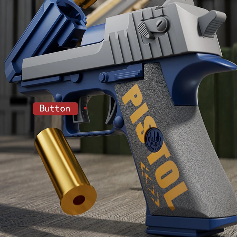 ของเล่นกลางแจ้งปืนพกเชลล์โยน Bullet ปืนกีฬายิงเกม Interactive ของเล่นเด็กผู้ใหญ่ของเล่น