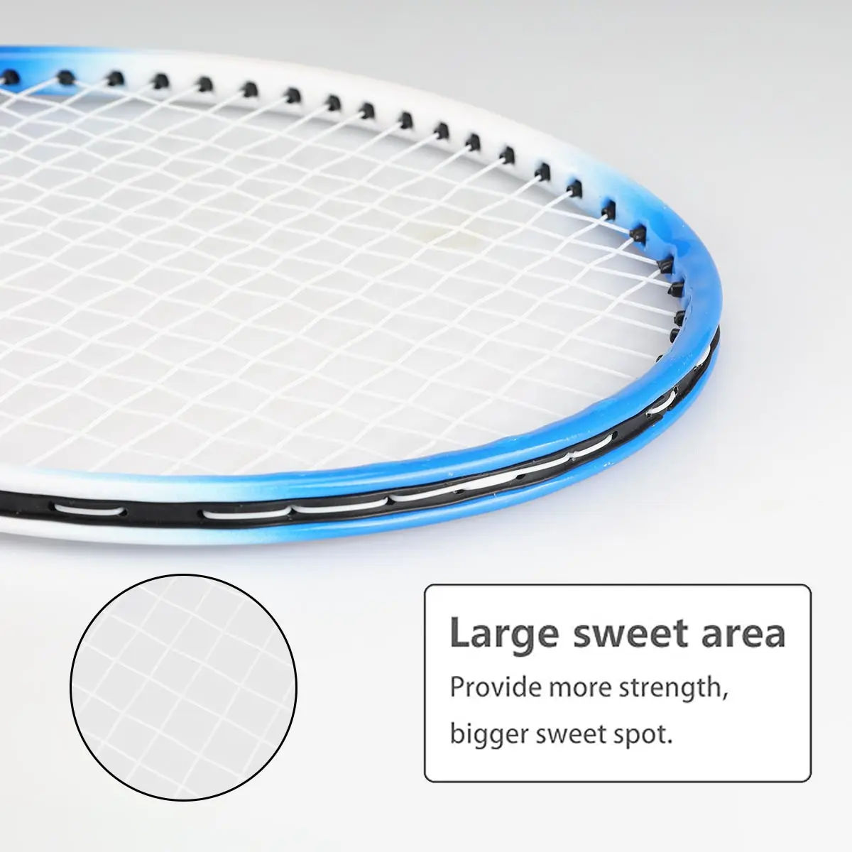 2 stuks tennisrackets inbegrepen tennistas en tennissportoefening racketset jeugdspellen buiten, geschikt voor beginners