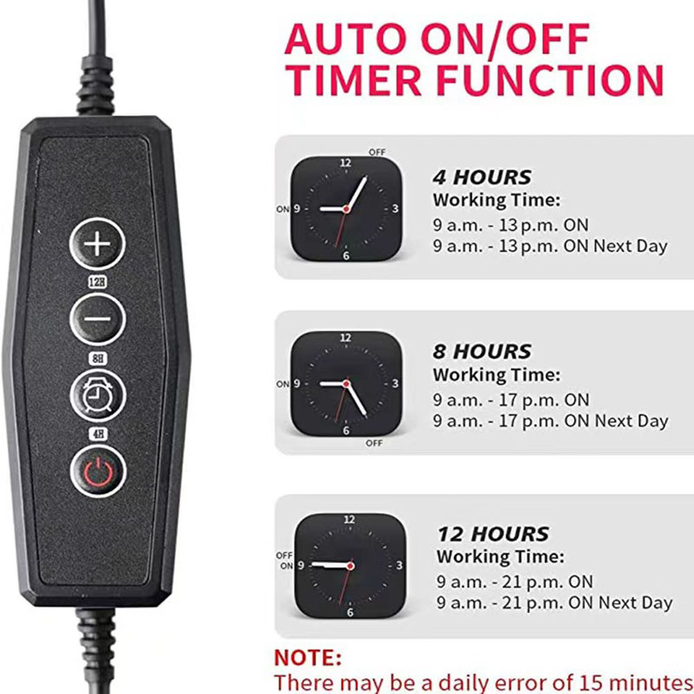 植物成長ランプ USB LED フルスペクトル植物ライト太陽光屋内植物播種温室水耕栽培 48LED 成長ランプ