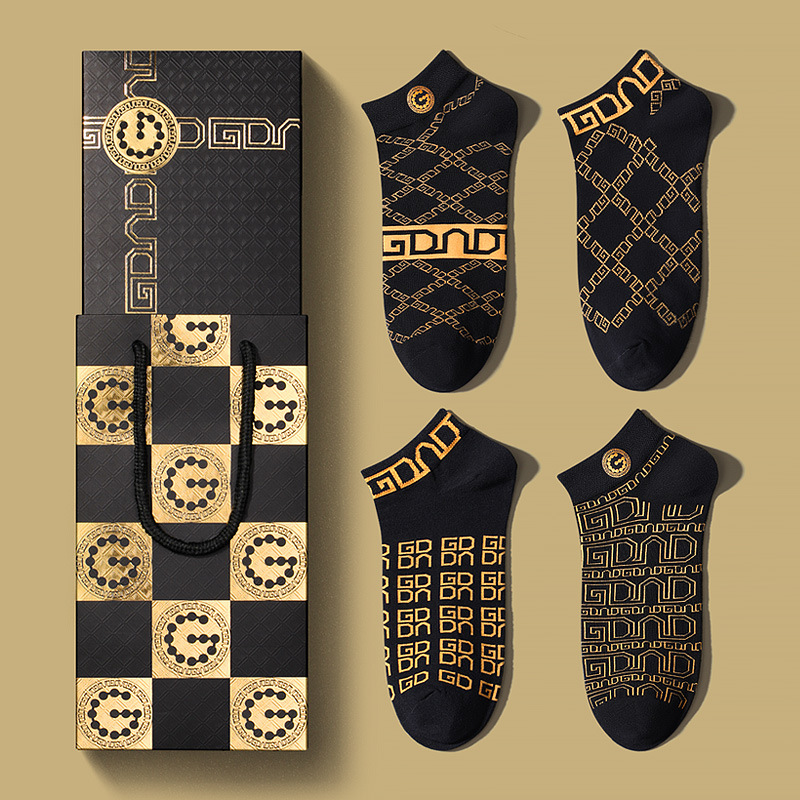 Натуральные мужские носки GDAD, хлопковые спортивные дышащие, впитывающие пот, дезодоранты, тонкие стильные трендовые мужские носки, высококачественный подарок