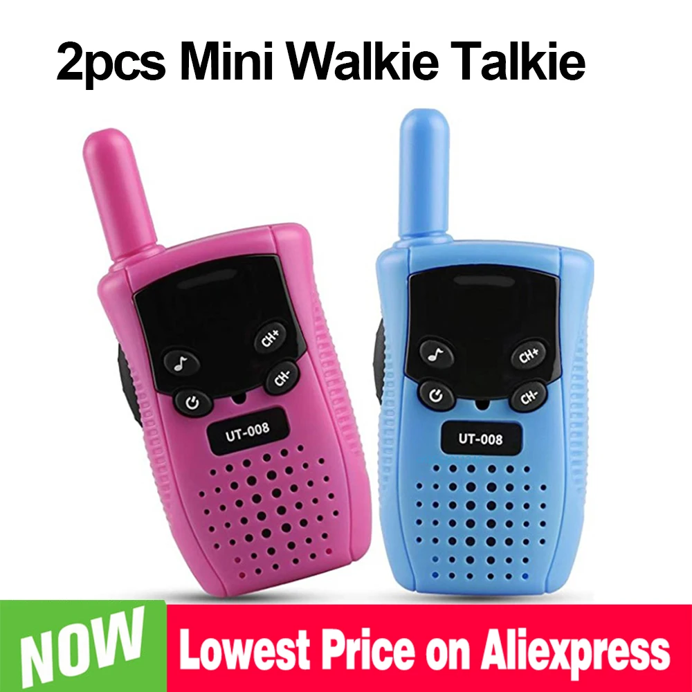 Neue Mini Walkie Talkie Kinder Handheld Transceiver Long Range Tragbare Walkie-Talkie Kind Zwei Weg Radio Junge Mädchen Geburtstag geschenke