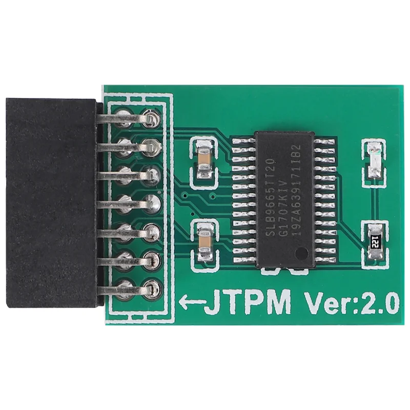โมดูลความปลอดภัยในการเข้ารหัส2.0โมดูล LPC-14PIN การ์ดระยะไกล14Pin LPC สำหรับ MSI TPM2.0 LPC โมดูลความปลอดภัย14 PIN