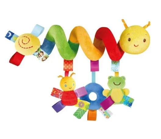 เปลเด็กแขวน Rattles ของเล่นรถที่นั่งของเล่นโทรศัพท์มือถือรถเข็นเด็ก Crib SPIRAL ของเล่น Pram แขวนตุ๊กตาสําหรับทารกทารกแรกเกิดของขวัญ