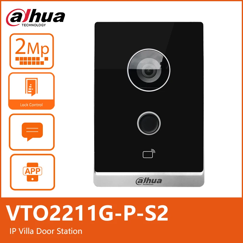 Dahua VTO2211G-P VTO2211G-WP S2 IP Wi-Fi Villa Tür Station Video Intercoms Drahtlose Netzwerk Türklingel Zwei-wege Audio Tür Telefon