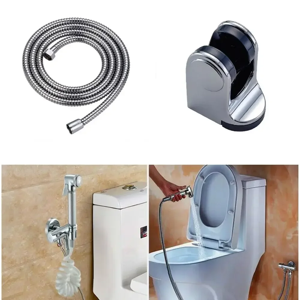 Edelstahl Handheld Wc Bidets Sprayer Set Wand Halterung Hand Bidet Wasserhahn für Badezimmer Wc Dusche Kopf Selbst Reinigung