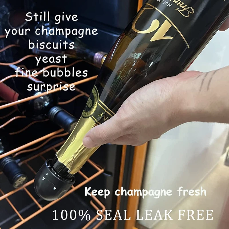 Mới 2 Chiếc Máy Hút Đỏ Nắp Chai Rượu Vang Núm Silicone Kín Champagne Nút Chặn Chai Hút Chân Không Giữ Được Độ Tươi Ngon Rượu Cắm Thanh dụng Cụ