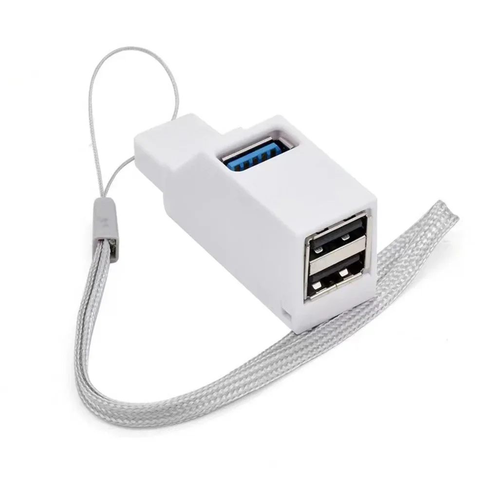 Do laptopa PC, przedłużacz adaptera USB 3.0 HUB do czytnika kart USB 3.0, szybki USB 2.0, mini rozgałęźnik 1 do 3 portów