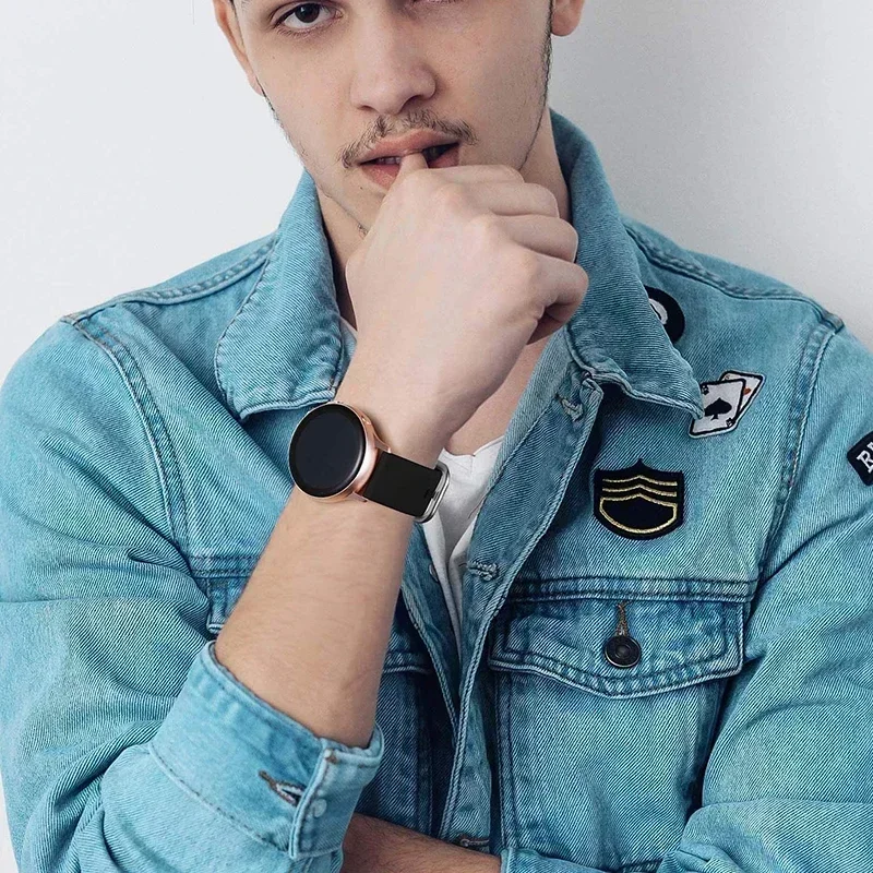 サムスンギャラクシーウォッチ用交換用時計バンド,スポーツブレスレット,アクティブ2, 3ギア,20mm, 40mm, 44mm, 22mm