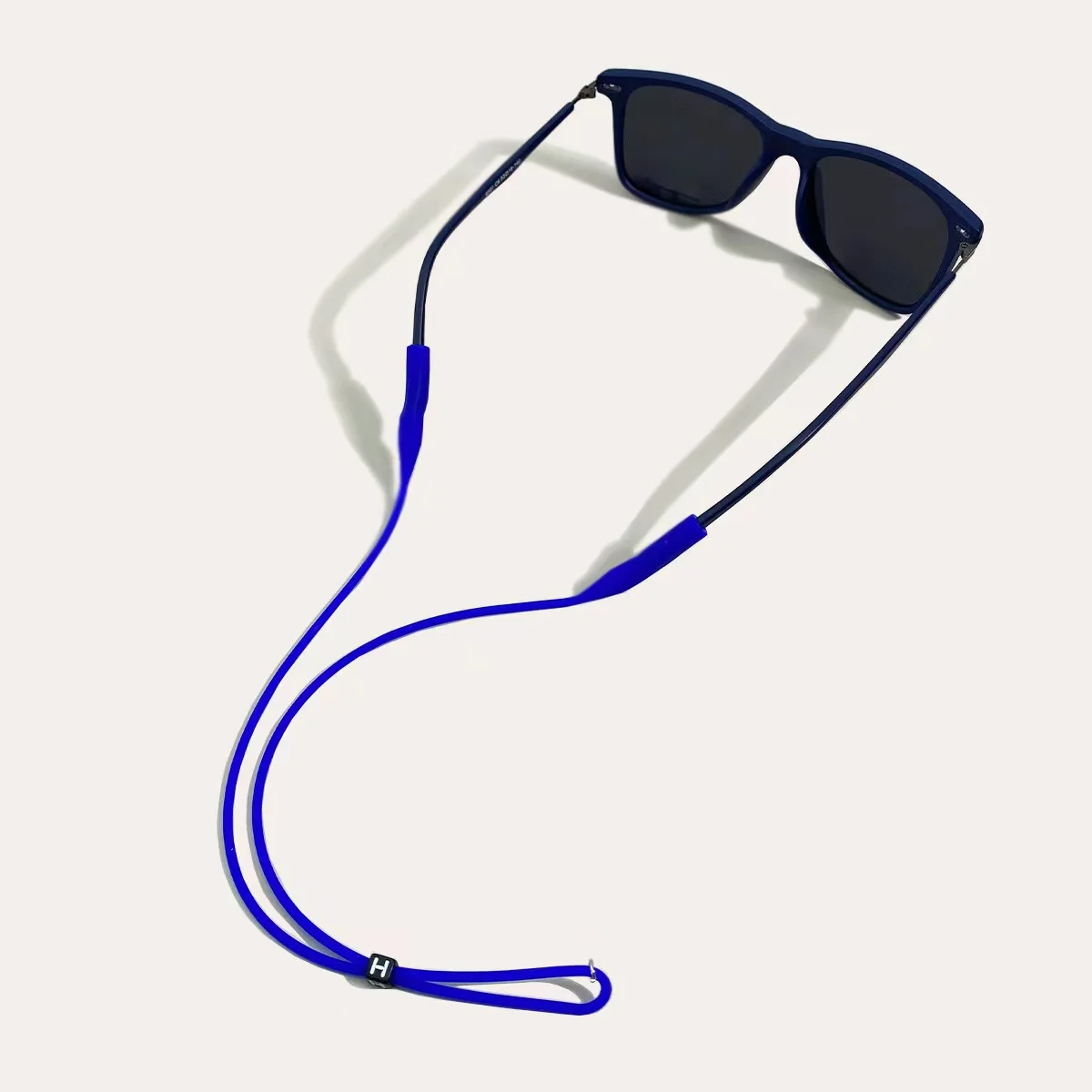 Retenedor de gafas deportivas de moda, gafas de sol de silicona de Color caramelo, correas para gafas para hombres y mujeres, soporte elástico ajustable para gafas