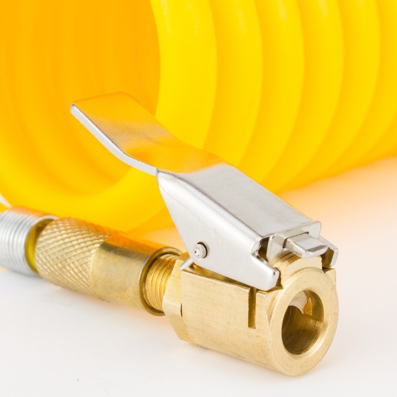 車のタイヤエアチャックインフレータポンプバルブコネクタクリップオンアダプタ真鍮 8 ミリメートルタイヤホイールカーアクセサリー