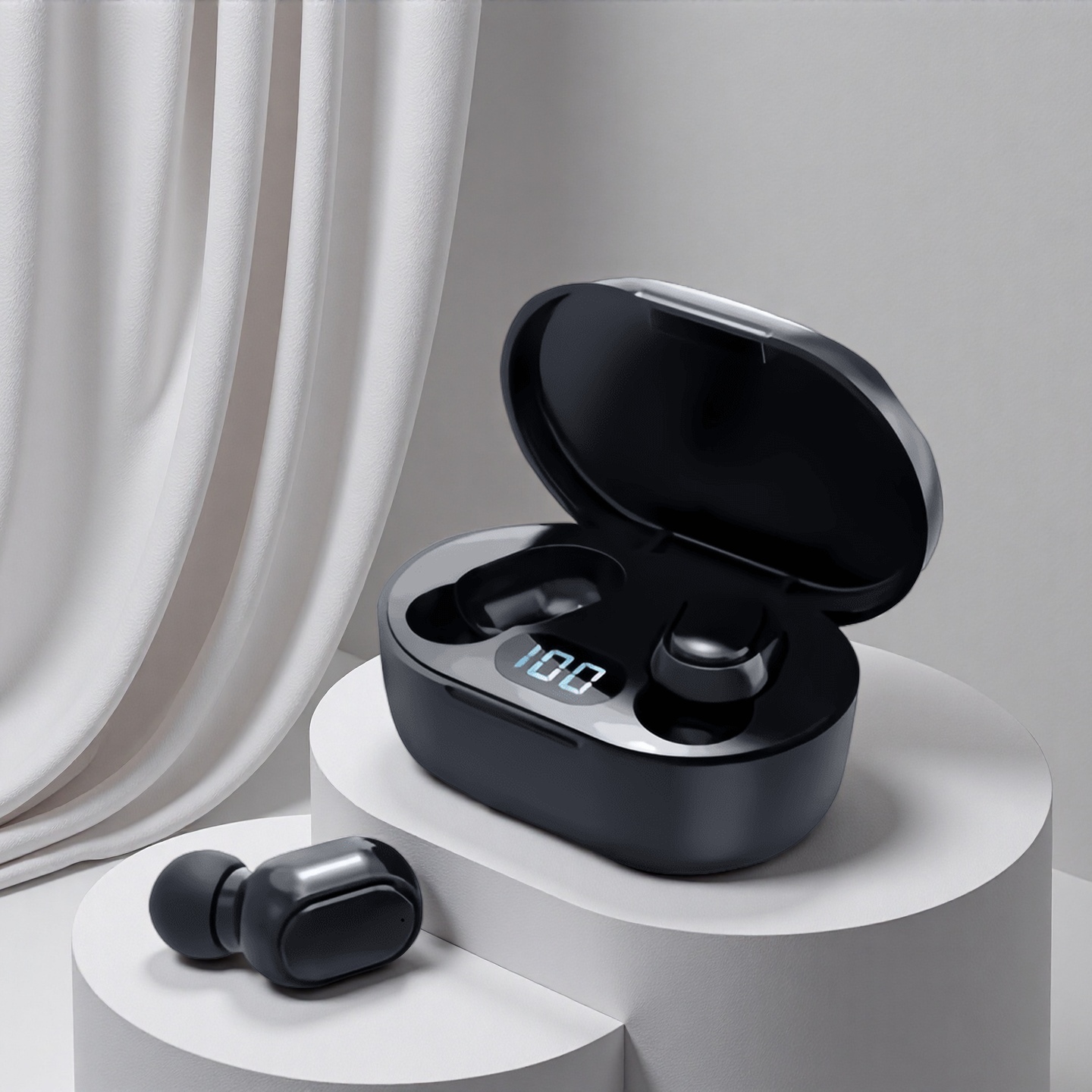 E7S Wireless Bluetooth Headset with Mic LED Display Earbuds for TWS Earphone Bluetooth Headphones earbuds