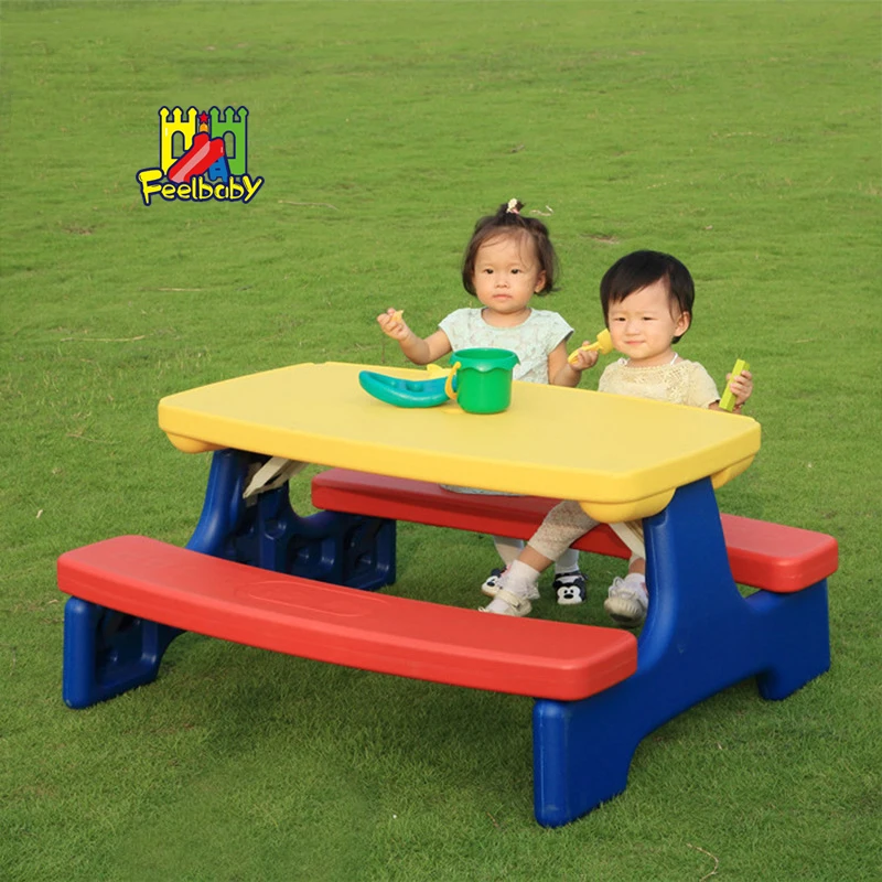 Cadeiras De Jantar De Plástico e Conjuntos De Mesa, Mesa de Estudo Tradicional para Meninas, Feelbaby Amostra Disponível, Venda quente, 10 Conjuntos