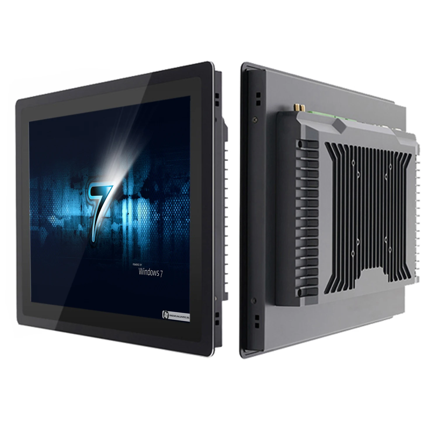 13,3 15,6 18,5 pulgadas ordenador Industrial Panel de PC todo en uno con pantalla táctil capacitiva WiFi incorporado para Win10 Pro 1366*768