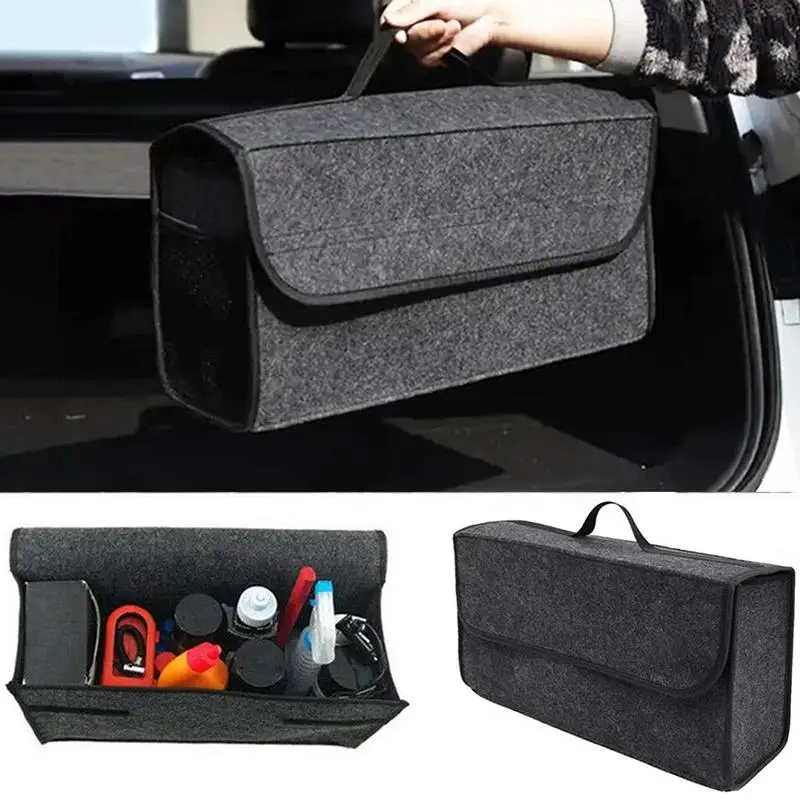 Borsa organizer per auto grande Organizzatore per bagagliaio per auto Scomparto antiscivolo Organizzatore di stoccaggio per bagagliaio Organizzatore per borsa di stoccaggio per auto per Trun