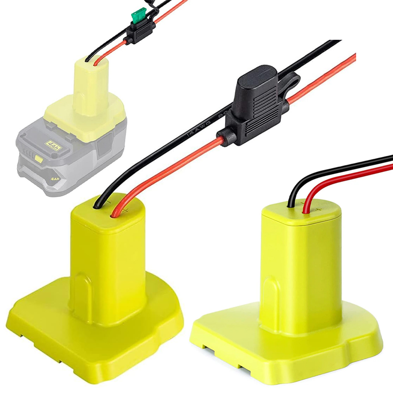 Power Wheel Adapter for Ryobi 18V Battery with Fuse DIY Battery Adapter Power Connector for Ryobi 18V Nimh/Nicd/Li-ion Battery