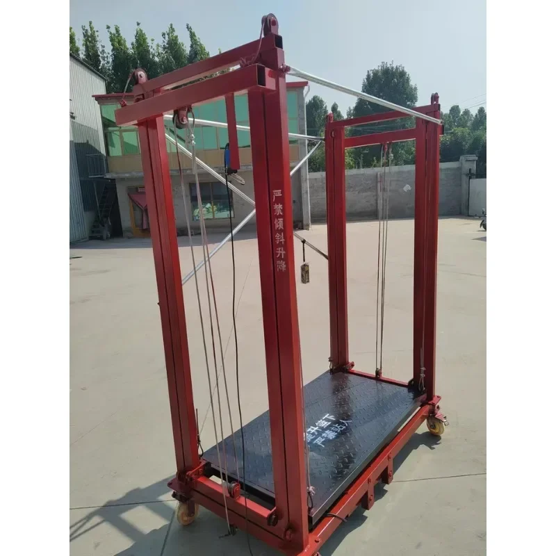 Electric scaffolding mobile automatic lifting platform small lift ladder new construction lifting foldable  Home Improvement