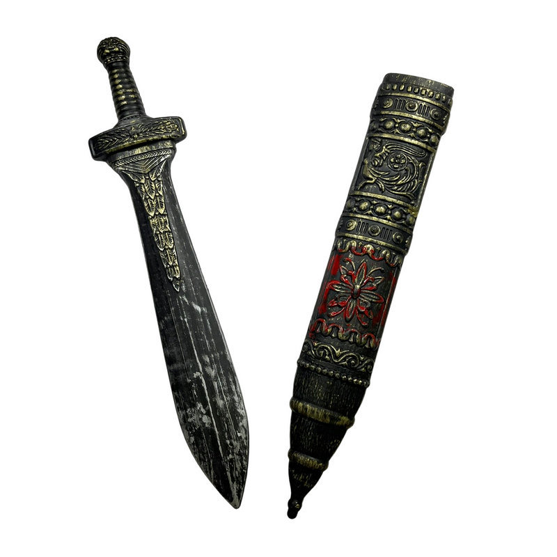Vintage Roman Sword Toys Props Weapons Plastic Knives Costume Jewelry Cosplay Party Halloween Props