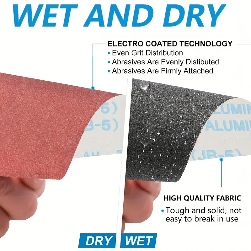 Grinding belt for woodworking and metal polishing Sander tool grinding and polishing sandpaper emery roll 60-800 mesh