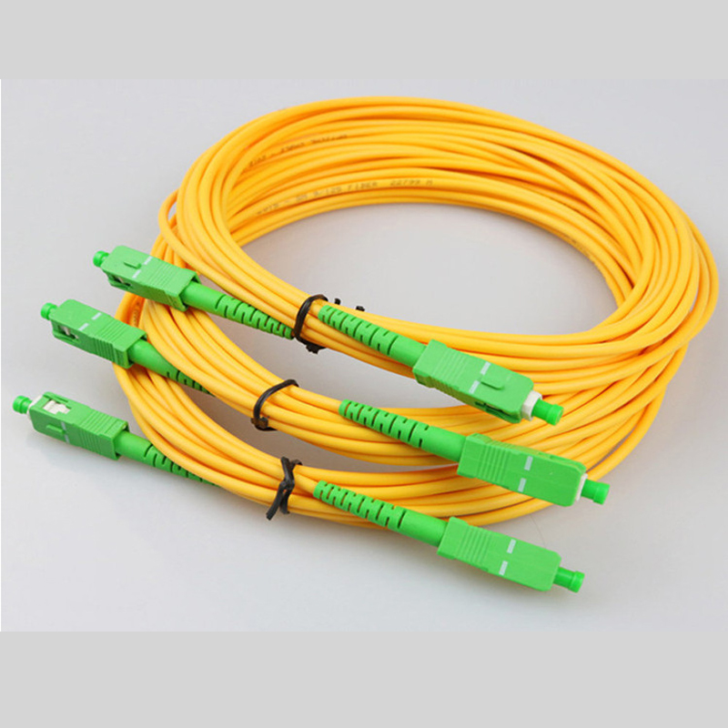 Cordon de raccordement à Fiber optique SC /APC-SC/APC, monomode 9/125 G652D LSZH 1m2m3m, câble de raccordement à Fiber optique FTTH