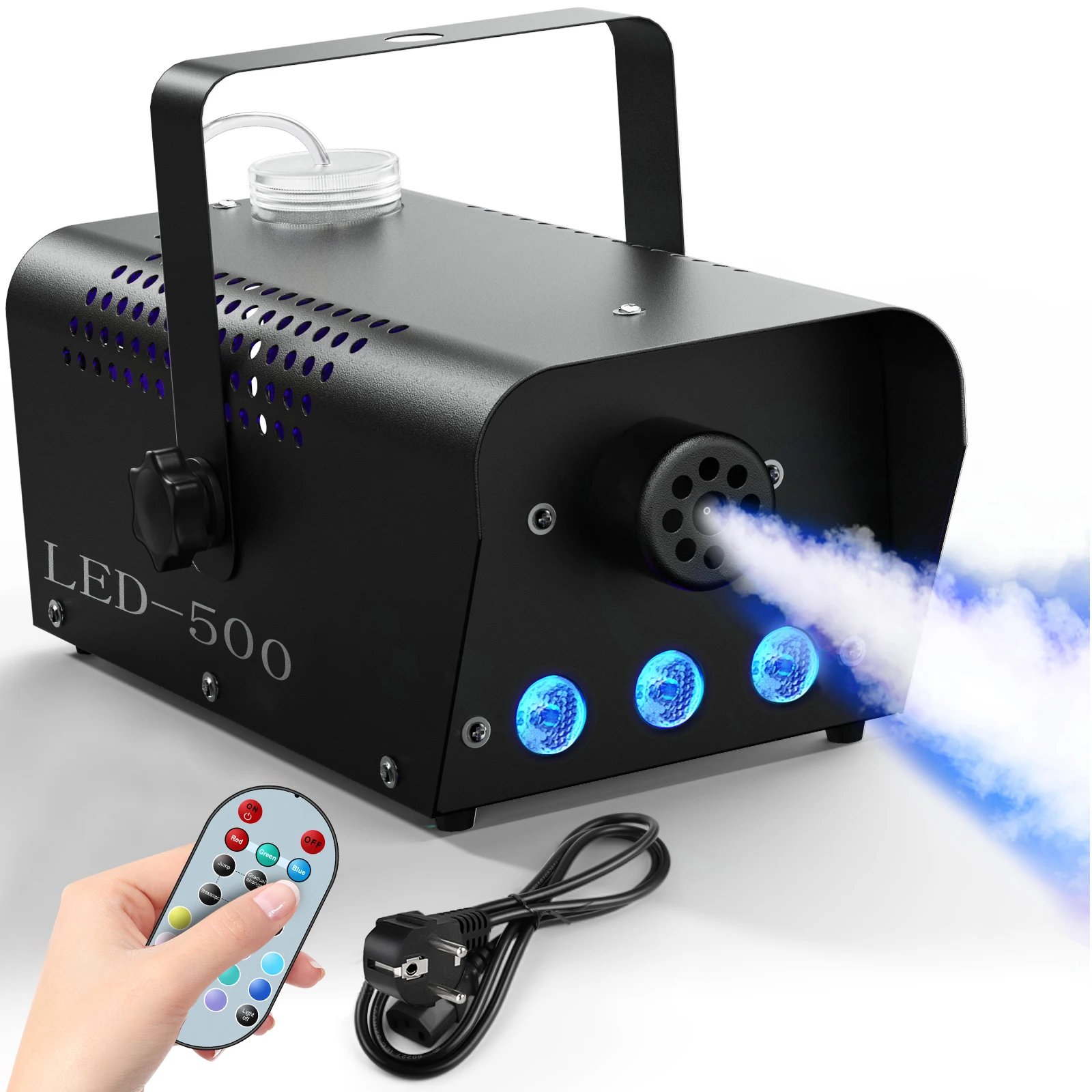 Yiflame fly 500w RGB LED Rauch nebel Maschine Nebel maschine Bühne Lichteffekt mit Fernbedienung für Hochzeit DJ Show Konzert Bar Party