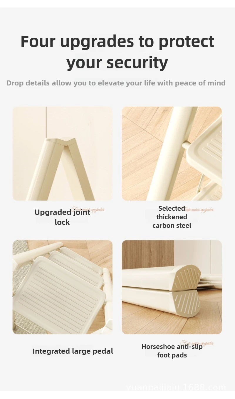 ครัวเรือนพับหนา Herringbone บันได,ความปลอดภัยบันไดย้ายของขวัญ,ติดตั้งฟรี Multi-Functional นั่งร้าน Stable