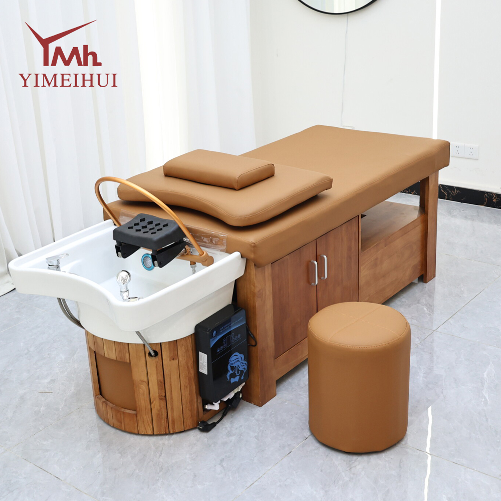 Современная спа-терапия, парикмахерская, шампунь, кровать с японским шкафом для хранения пароварки