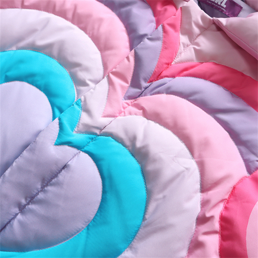 ERL HEARTS PUFFER JACK Parkas Männer Frauen 1:1 Top Qualität Patchwork verdicken Daunenjacke Mäntel