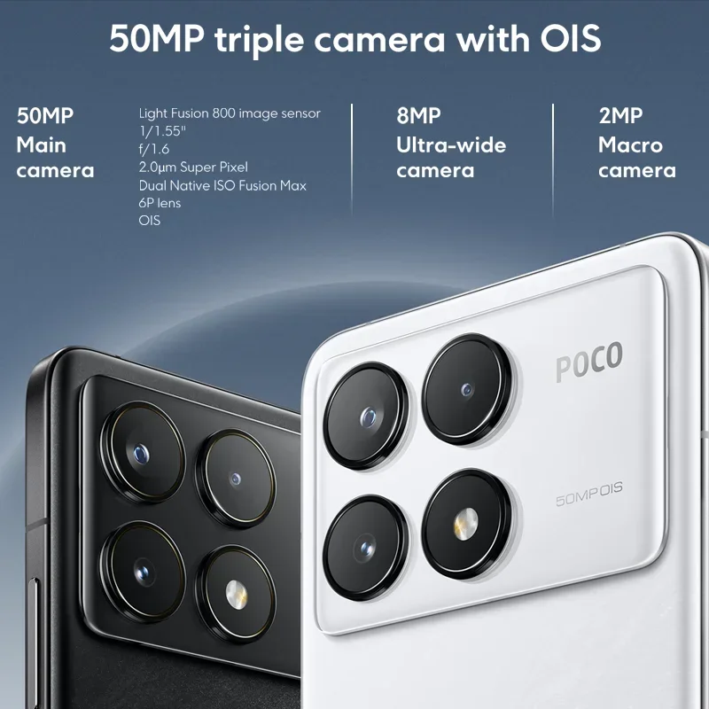 POCO F6 Pro 5G Global Version Smartphone Snapdragon ®   8 Gen 2 6,67'' 120 Hz Flow AMOLED DotDisplay 120 W Ladung NFC