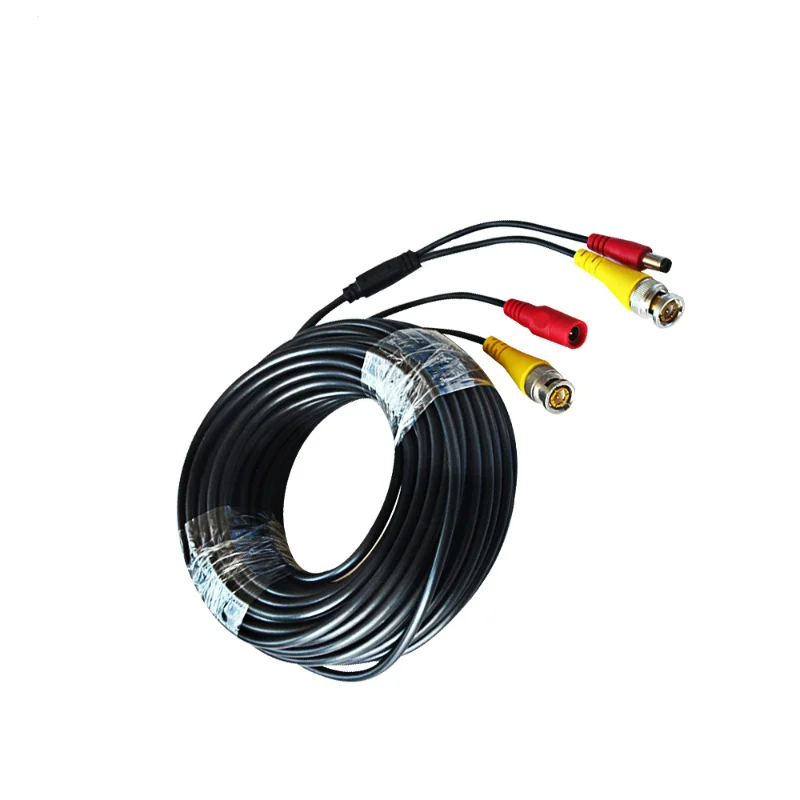 Cable de alimentación de vídeo BNC para sistema de seguridad de cámara de vigilancia AHD analógica, accesorio CCTV, 5M