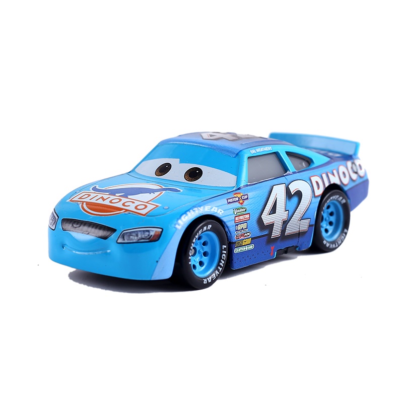 Metal Cars Disney Pixar 2 3 Toy Lightning Mcqueen Lizzie Guido Luigi Dinoco Mini Collection Diecast Original Racer Sheriff Kids