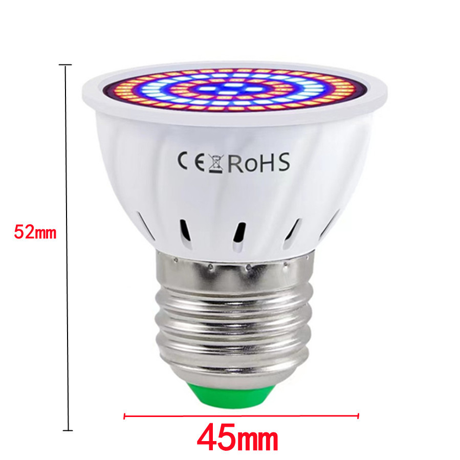 3PCS LED Grow Full Spectrum หลอดไฟ E27 E14 GU10 MR16 220V เรือนกระจก Hydroponic โคมไฟ Grow Light สําหรับพืชในร่ม Phyto FlowerLamp