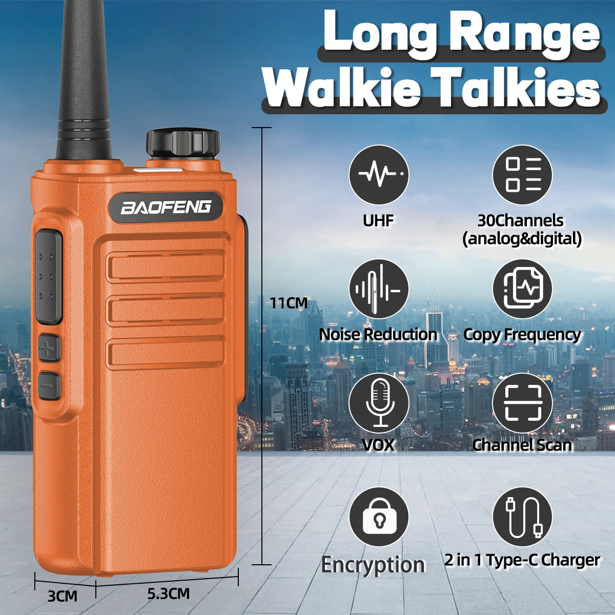 2/4PCS Baofeng GMSK Digitale W31D Walkie Talkies Rauschunterdrückung HD Verschlüsselter Anruf Drahtlose Kopierfrequenz Long Range Ham Radios