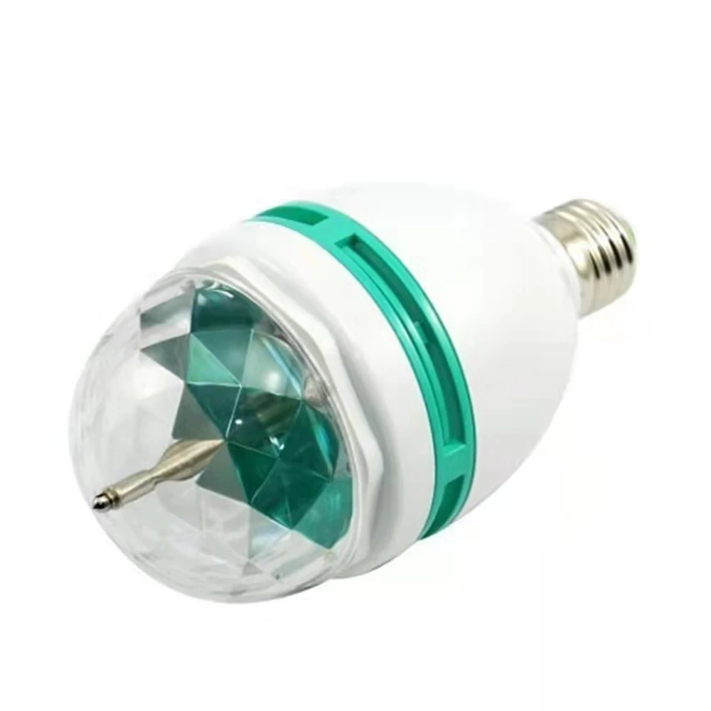 Bombilla LED para lámpara E27 a todo Color, proyector de Color mágico, luz de escenario giratoria automática, voltaje amplio de 100V-240V para fiesta, Bar, KTV, discoteca