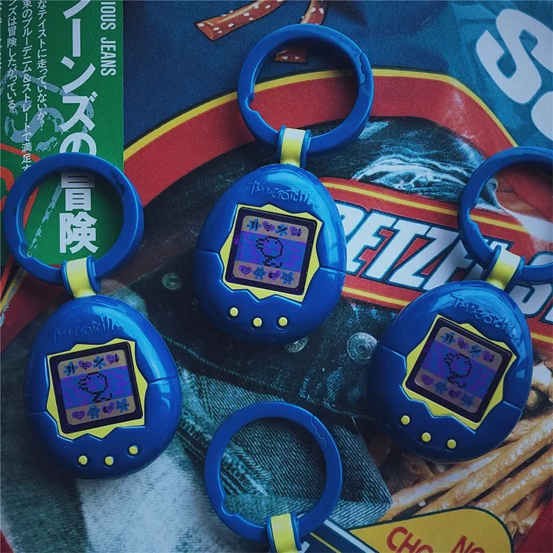 Tamagotchi สัตว์เลี้ยงอิเล็กทรอนิกส์ Virtual Cyber Pet ของเล่นขนาดเล็กโคมไฟจี้พวงกุญแจ90S Nostalgic เกมคอนโซลของขวัญเด็ก