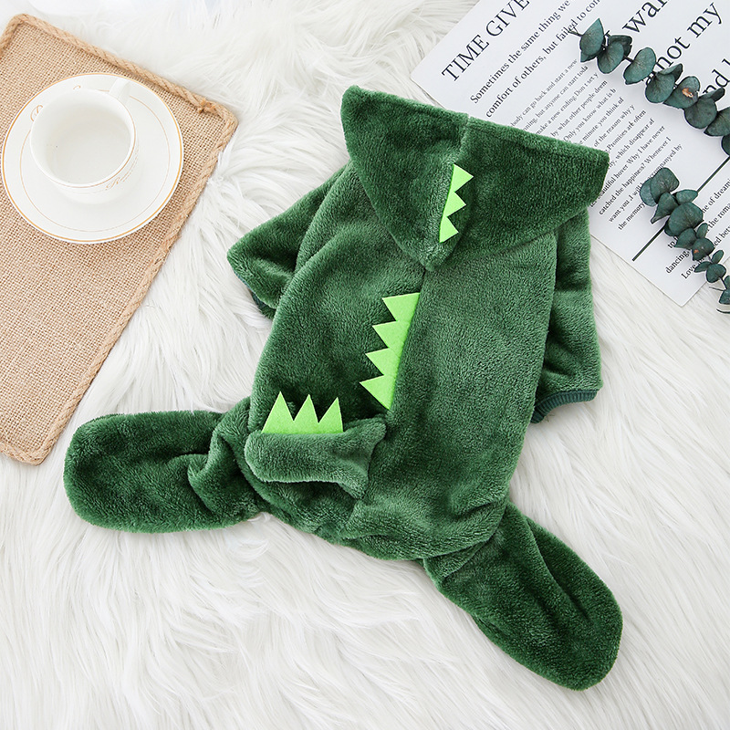 Ropa para perros, Cosplay, ropa para perros y gatos, ropa cálida para dinosaurios, abrigo para cachorros, ropa para mascotas, Sudadera con capucha para perros grandes
