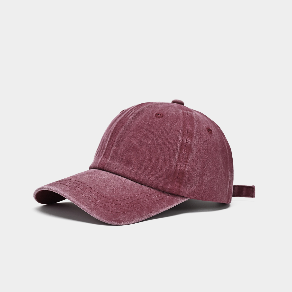 Casquette de baseball délavée pour hommes, carreaux de document, version coréenne, casquette breton simple, solide, chapeau de soleil de sport