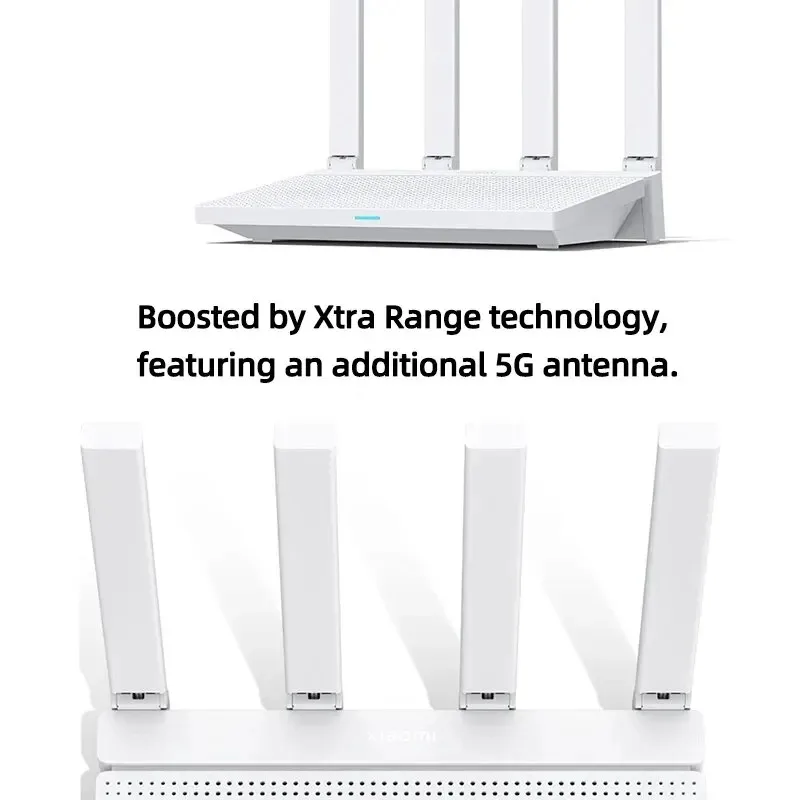 Xiaomi Router AX3000T 2.4G 5G Mesh Technology WiFi 6 Efficient Wall Penetration Children Online Protection WiFi Router Repeater