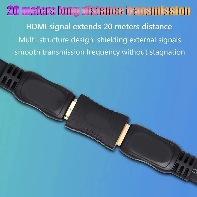 1-2PCS 4K Extender Femmina A Femmina Convertitore Adattatore di Estensione Per Monitor Display Del Computer Portatile PS4/3 PC TV Hdmi Cavo di Estensione
