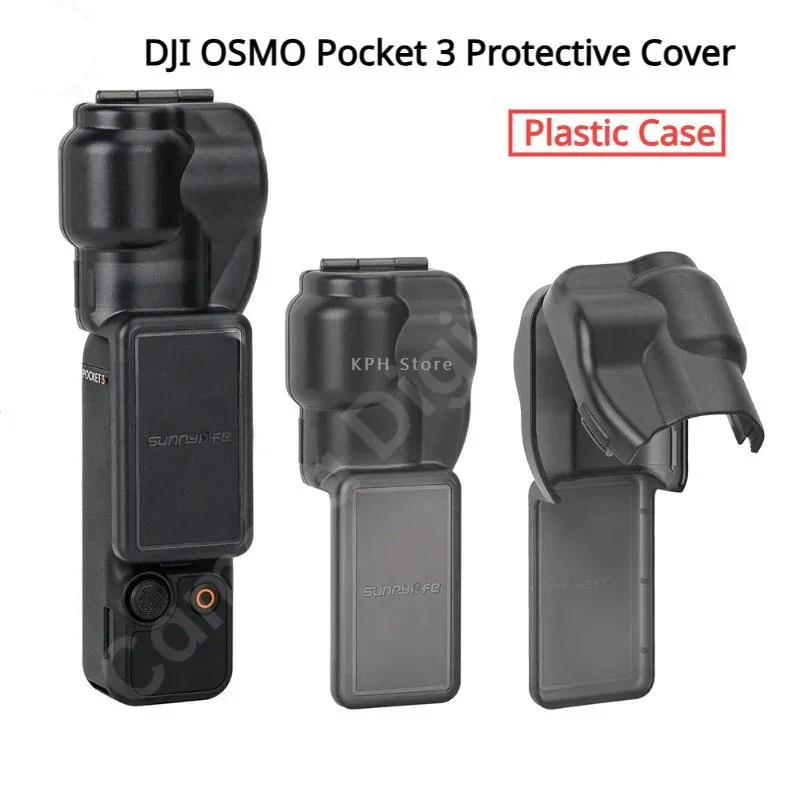 Protector de cardán de plástico para DJI Osmo Pocket 3, tapa de cámara Sunnylife, funda protectora, caja de cardán de mano, accesorios DJI Pocket 3