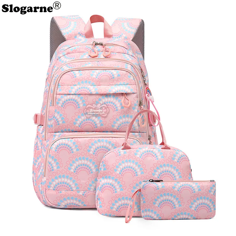Mochilas escolares para niñas, mochila de viaje informal para niños, mochilas para estudiantes de secundaria, mochila impermeable Oxford de negocios sin ruedas