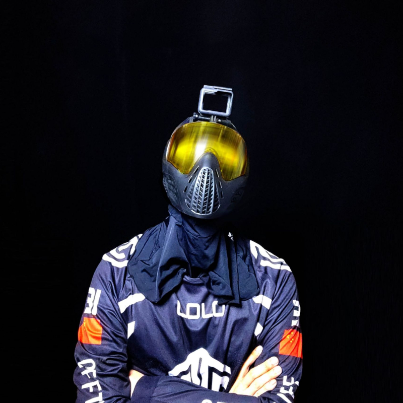 Zlangsports Tattico Paintball Airsoft maschera protettiva integrale può essere Euipped con fotocamera sportiva CS Cosplay maschere di Halloween