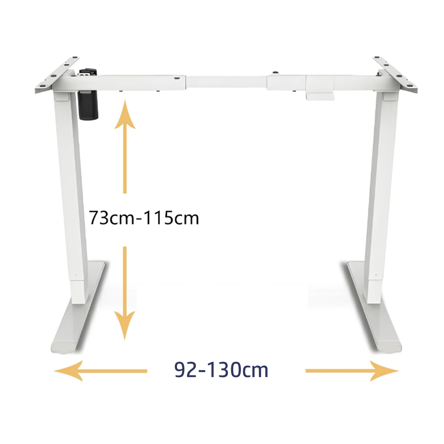 Electric height-adjustable desk frame Sitting, standing, and exercising table frame Height-adjustable standing desk legs
