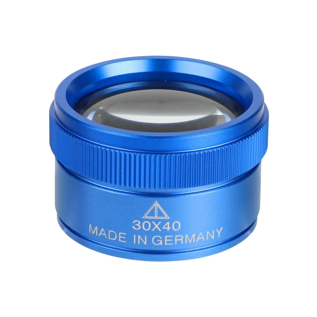 Lupa de 40X30 para joyería, lupa de cristal para ojos, lupa de bolsillo para reparación de joyeros, lupa de cristal para joyería, bolsillo con bucle