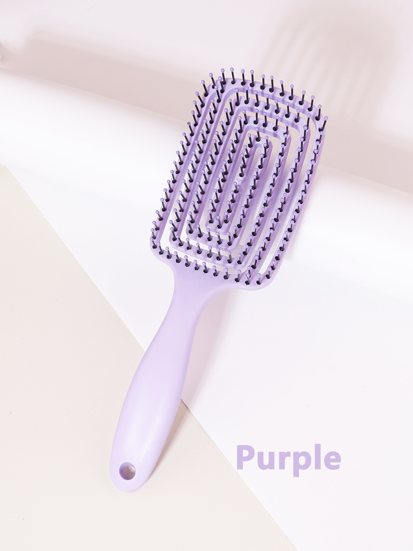 1 Uds. Herramienta de peinado de cabello ahuecada antiestática de masaje adecuada para cabello largo, grueso, fino y rizado, especial para pelucas de cabello real