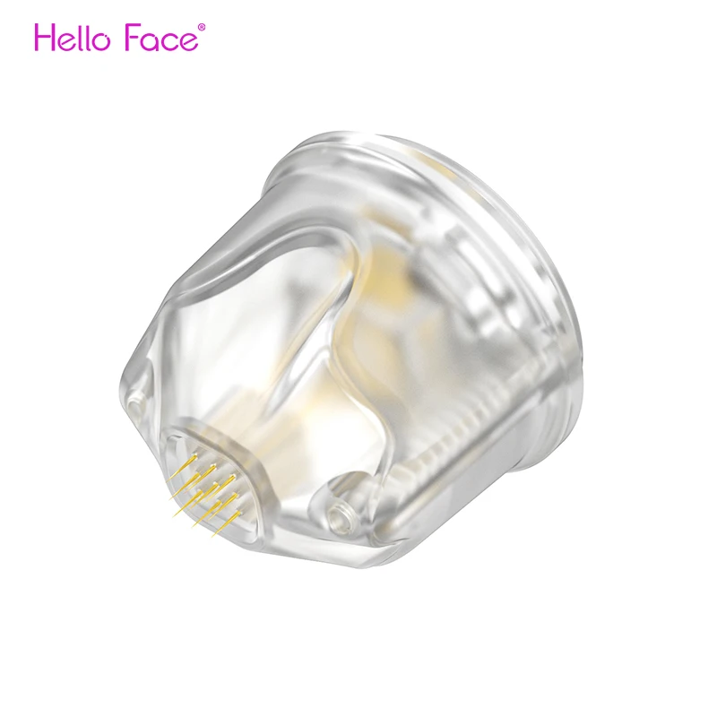 10 ชิ้นเข็มไทเทเนียม 9 ขา 14 ขา 25 ขาทํางานสําหรับ Hello Face Q2 Bio ปากกาอุปกรณ์เสริมตลับหมึก