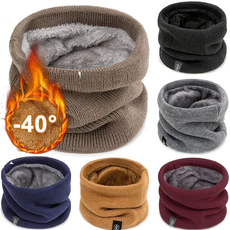 Lenço esportivo de malha macia para homens e mulheres, aquecedor de pescoço, lenços quentes, gola grossa à prova de frio, capa facial, patinação, corrida, moda, inverno